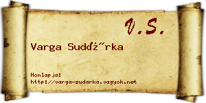 Varga Sudárka névjegykártya